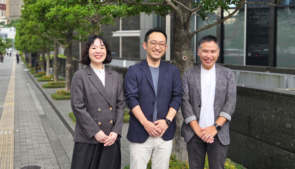 メンバー３人の写真